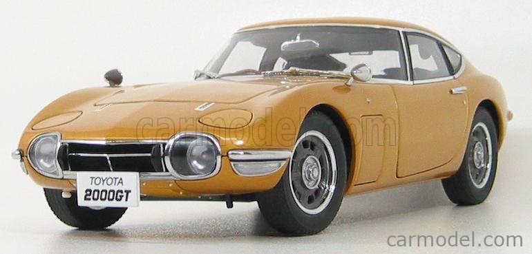AUTO art 1/18 TOYOTAトヨタ 2000GT クーペ ゴールド④ AUTOart 1:18 Scale Toyota 2000 GT Coupe, Upgraded, Gold