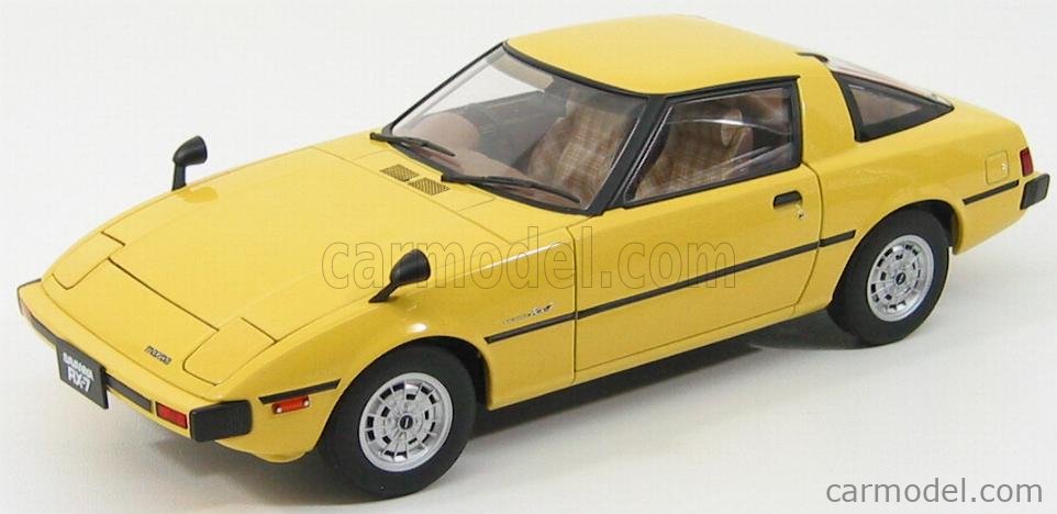 AUTOart Mazda RX-7 Savanna (SA) 1/18 Spark Yellow AA75983 ミニカー