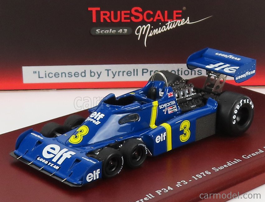 TYRRELL - F1 P34 ELF 6 WHEELER N 3 WINNER GP SWEDISH 1976 J.SCHECKTER