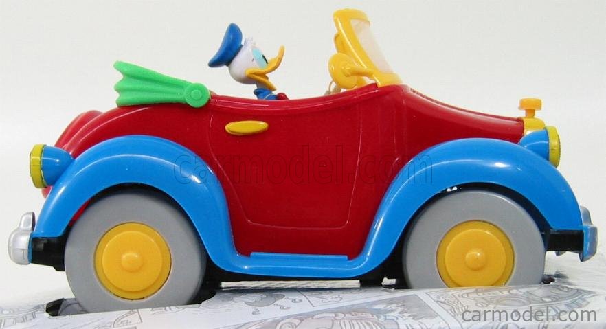 Wegatoys Walt Auto N°313 - Donald Duck Et Ses Amis - Vintage 1969 Fabriqué En Italie