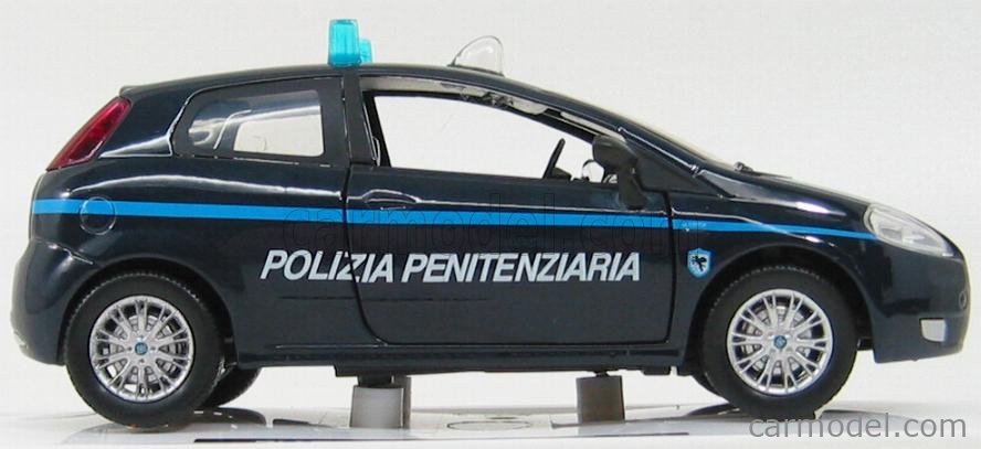 NEWRAY 71156-71153 Scala 1/24  FIAT GRANDE PUNTO POLIZIA PENITENZIARIA  2006 BLUE