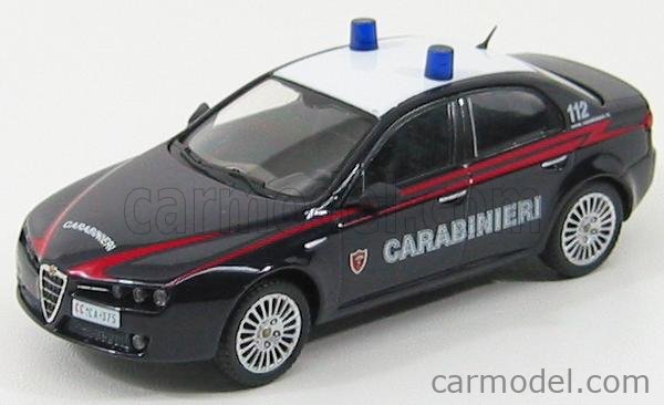 Die cast 1/43 Modellino Auto Carabinieri Alfa Romeo 159
