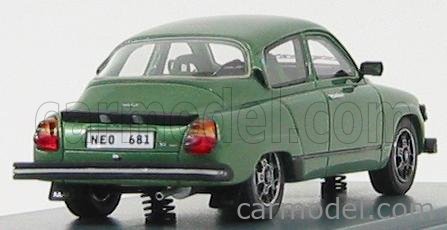 NEO SCALE MODELS NEO43681 Scale 1/43  SAAB 96 1979 GREEN MET