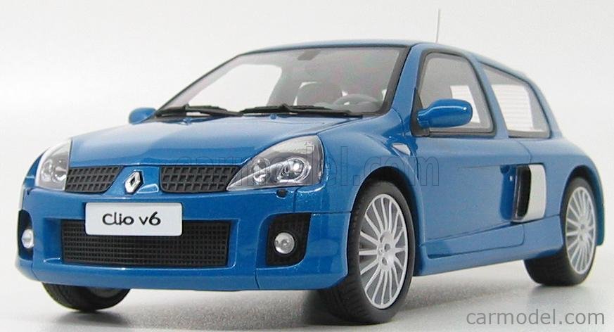 OTTO-MOBILE OT021 Scale 1/18  RENAULT CLIO V6 SPORT PHASE II BLUE MET