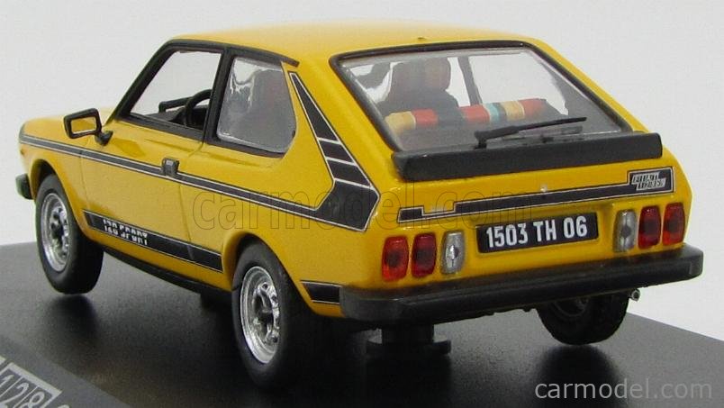 NOREV 770072 Scale 1/43 | FIAT 128 SPORT COUPE 1978 YELLOW BLACK