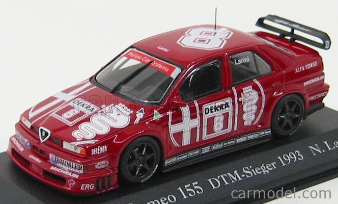 世界的に バスクホビーALFA ROMEO - 155 V6 TI N 8 DTM CHAMPION 1993