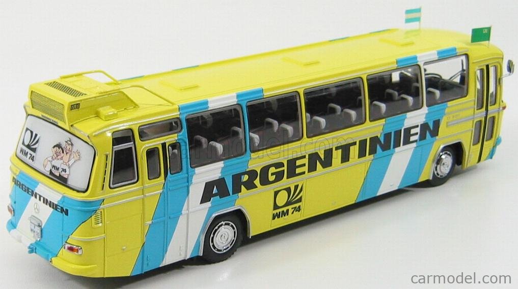 MINICHAMPS 439035185 Scale 1/43 | MERCEDES BENZ O302 AUTOBUS ARGENTINE ...