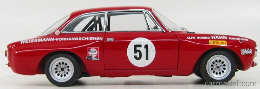 AUTOART 87105 Scale 1/18 | ALFA ROMEO GTAm N 51 DRM 1971 H