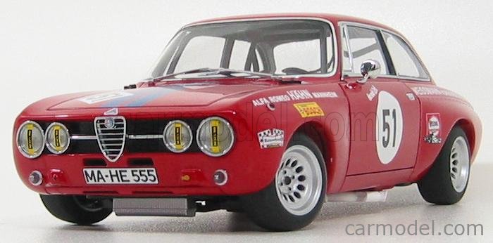 AUTOART 87105 Scale 1/18 | ALFA ROMEO GTAm N 51 DRM 1971 H