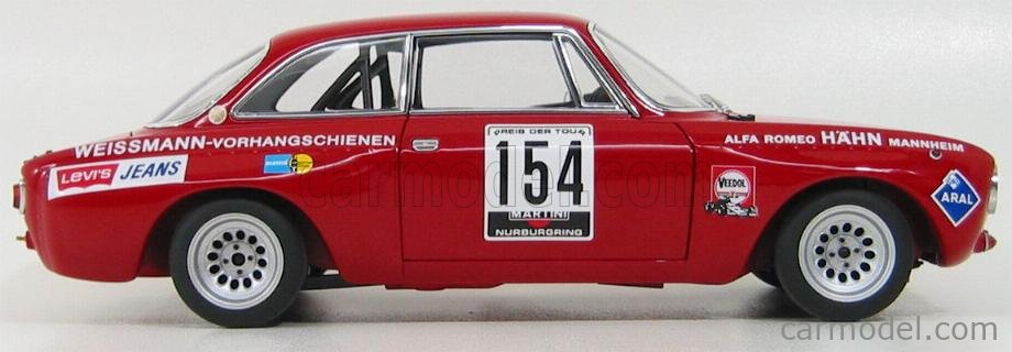 AUTOART 87104 Scale 1/18 | ALFA ROMEO GTAm N 154 SPA 1971