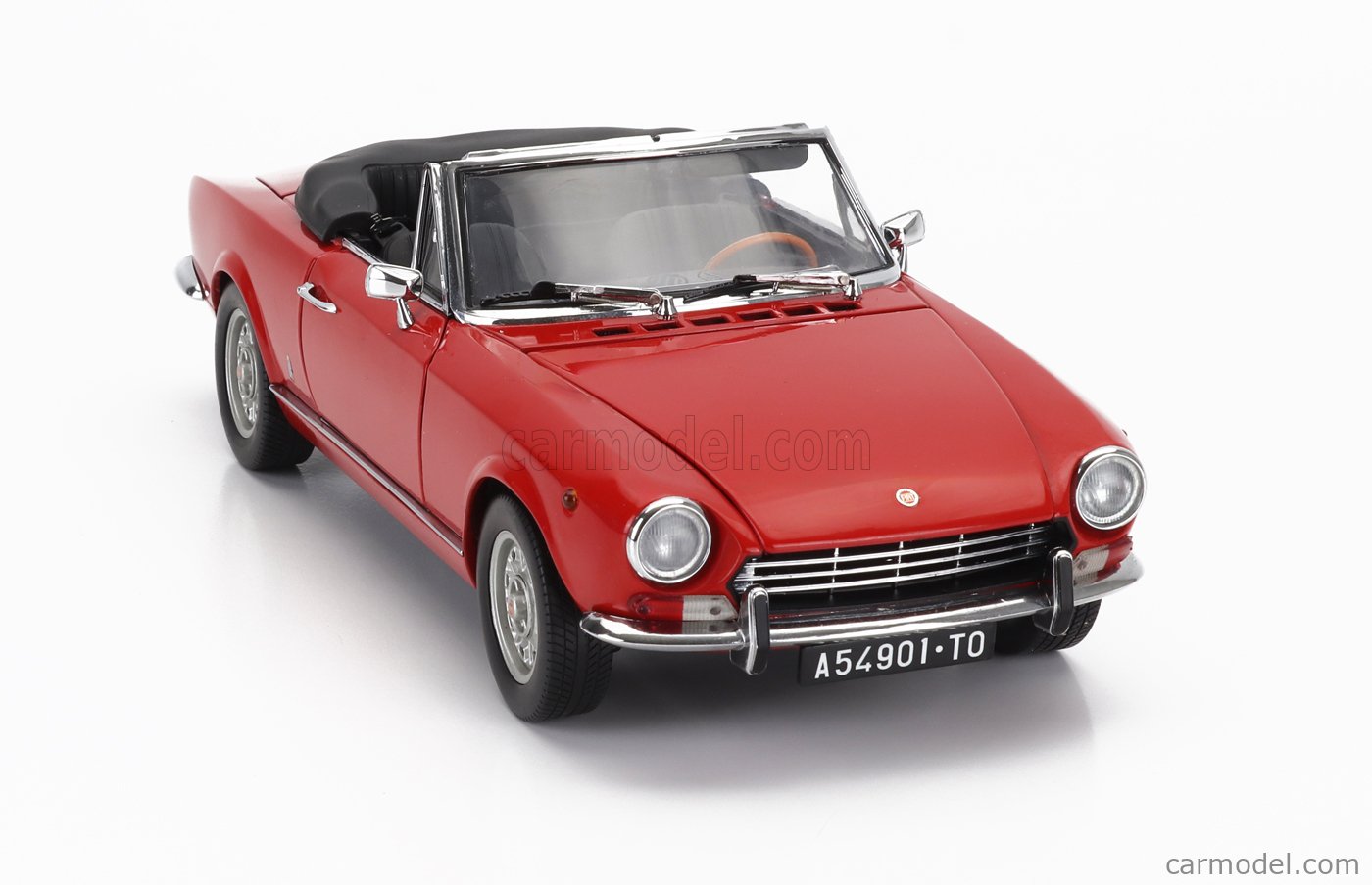 SUN-STAR 04901 Scale 1/18 | FIAT 124 AS SPIDER 1965 RED