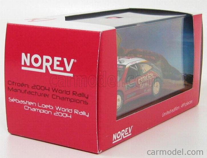 Miniature CITROEN XSARA WRC MONTE CARLO 2003 LOEB 1/24