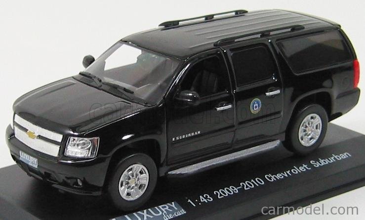 LUXURY LDSN650CIA Scale 1/43 | CHEVROLET SUBURBAN CIA 2009-2010 BLACK