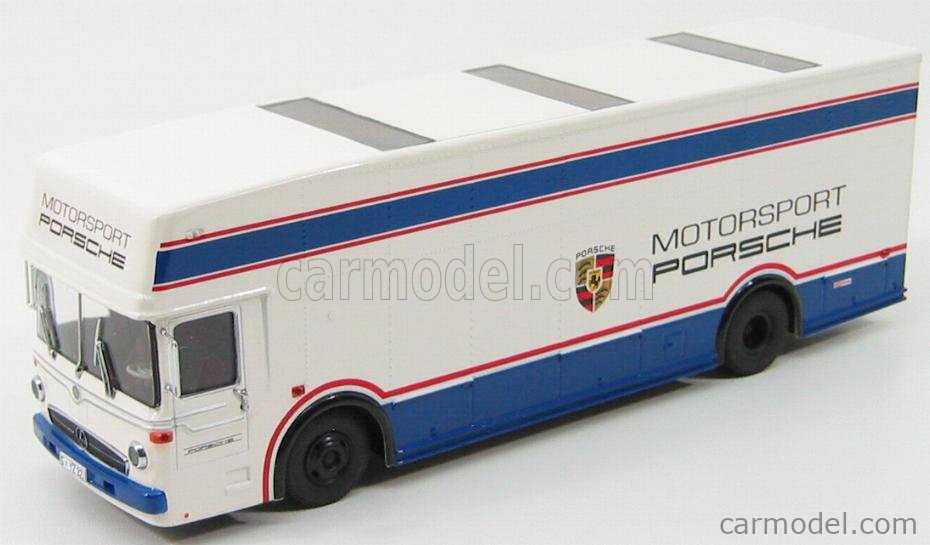 MERCEDES BENZ - TRUCK CAR TRANSPORTER MOTORSPORT PORSCHE