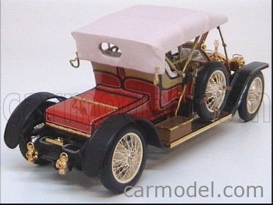 FRANKLIN MINT / Scale 1/24 | ROLLS ROYCE SILVER GHOST BALOON 1910 RED BLACK