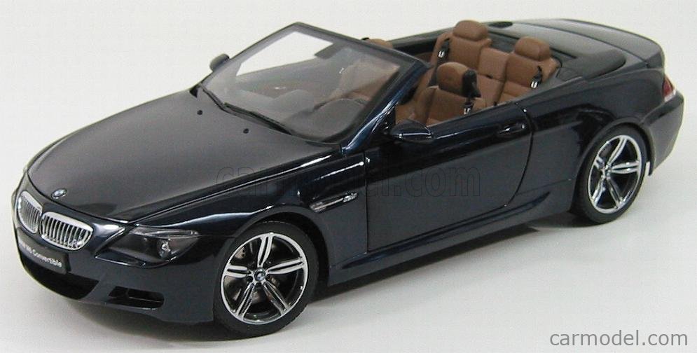 KYOSHO 08704BL Scale 1/18 | BMW 6-SERIES M6 CONVERTIBLE CABRIOLET