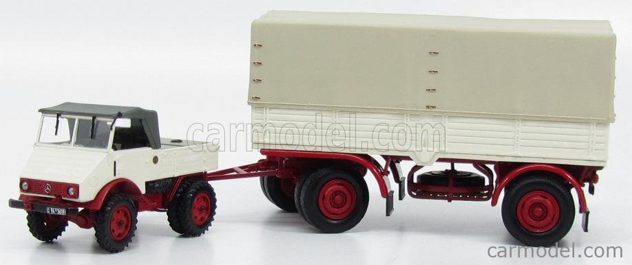 Schuco 63932 MB Unimog 401 mit Jäger und Hund 1/43