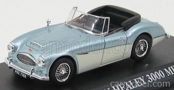 Miniature Voiture Austin Healey 3000 MK3 1964 Noire Et Rouge Norev 1:43 – Modèle Neuf