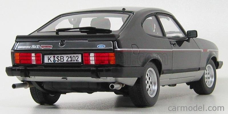 NOREV 182712 Escala 1/18 | FORD ENGLAND CAPRI MK3 2.8 INJECTION 1983 BLACK  SILVER