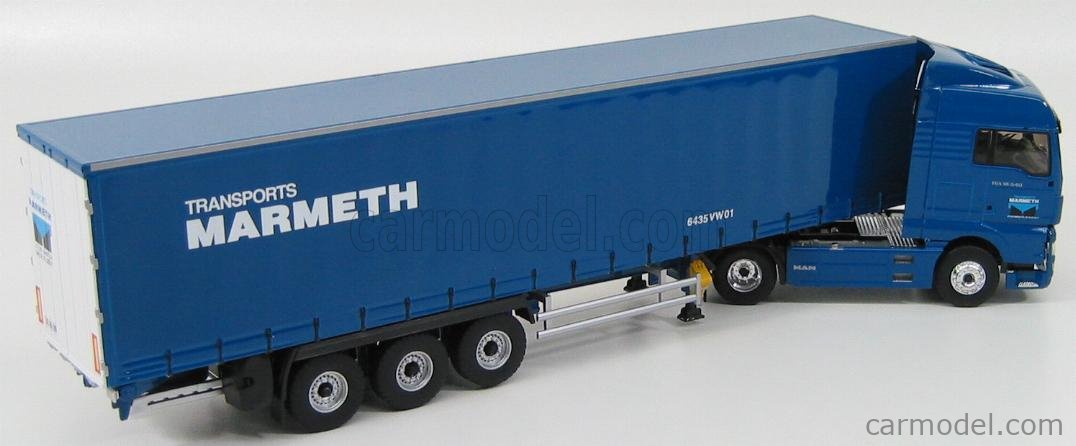 Eligor 1/43 – MAN TGX + Semi-fourgon Lamberet – Gris – Sans Boîte – Neuf