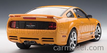 AUTOART 73056 Scale 1/18 | SALEEN FORD MUSTANG S281 EXTREME 2007 ORANGE