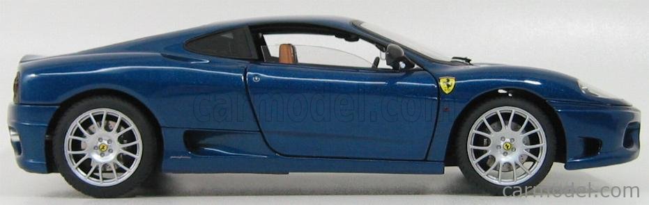 MATTEL HOT WHEELS P9892 Scale 1/18 | FERRARI 360 CHALLENGE STREET BLUE