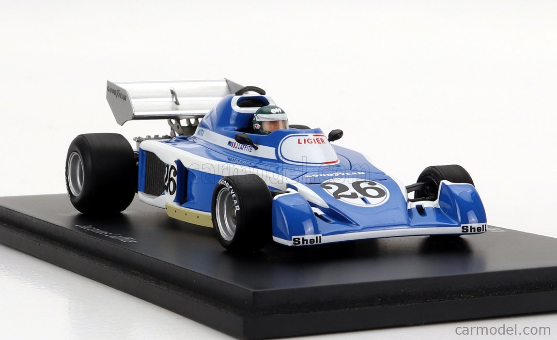 Spark 1/43 Ligier JS5 Matra #26 - Jacques Laffite Long Beach 1976 - S1630 - Occasion