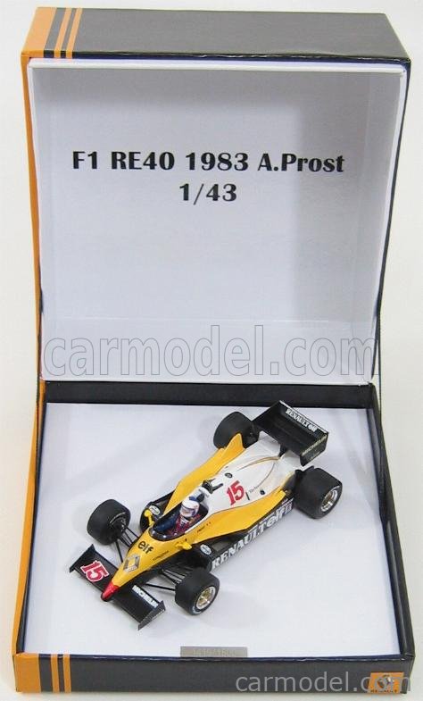 Renault RE40 Prost 1983 #15 1:43 RBA-Blister Modellauto