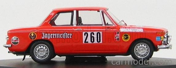 BMW - 2002 N 260 JAGERMEISTER RALLY OLYMPIA 1972 H.RAUE - Dr. D.KIRCHHOFF