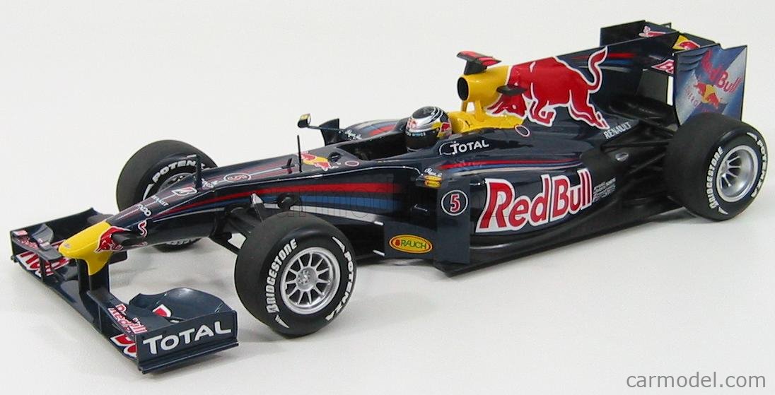 RED BULL - F1 RB6 N 5 SHOWCAR S.VETTEL WORLD CHAMPION 2010