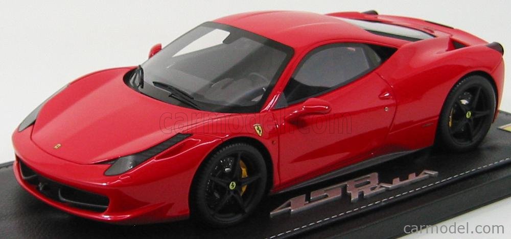 BBR-MODELS P1813RS Scale 1/18 | FERRARI 458 ITALIA 8C 2009 ROSSO SCUDERIA