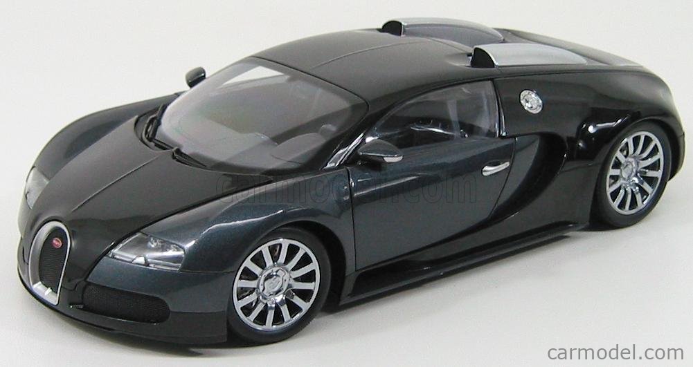 Minichamps Scale Bugatti Eb Veyron Black Grey