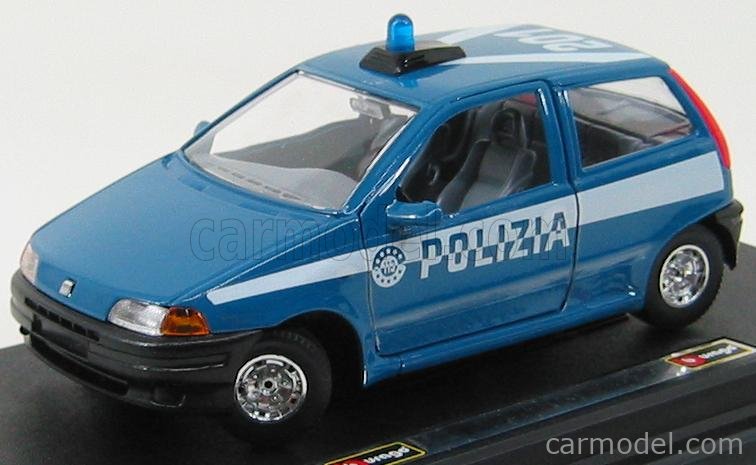 Fiat Punto Polizia Bburago 1/24 – Etoile Auto49