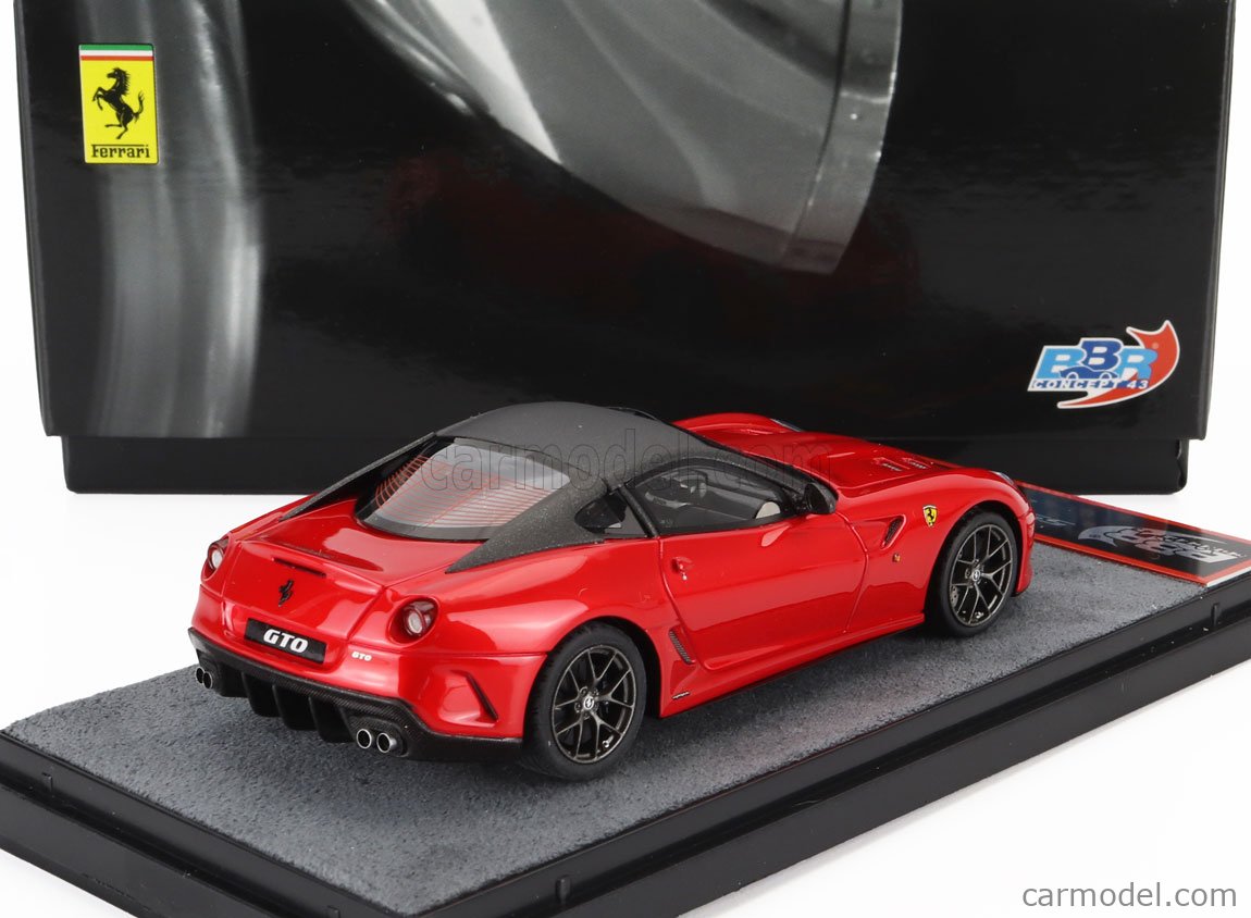 BBR-MODELS BBRC35 Scale 1/43 | FERRARI 599 GTO 2010 F-1 RED MET