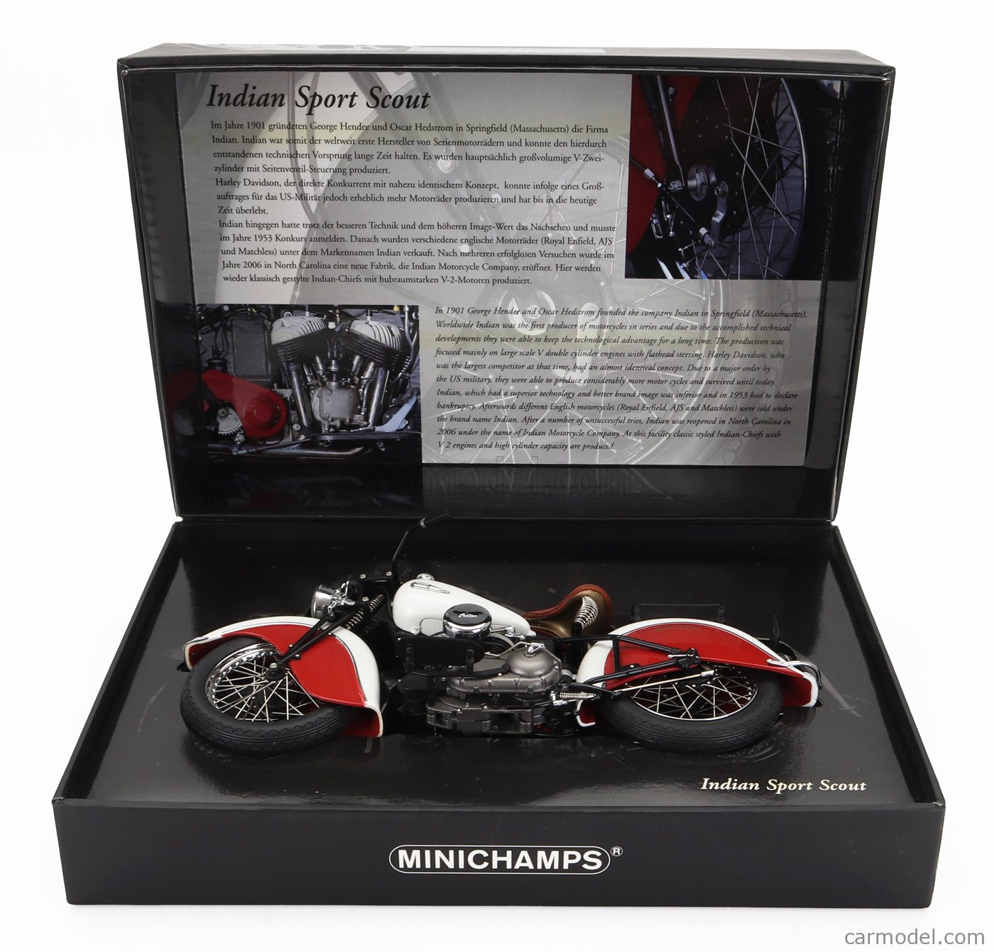 MINICHAMPS 122140800 Scale 1/12 | INDIAN SPORT SCOUT 1940