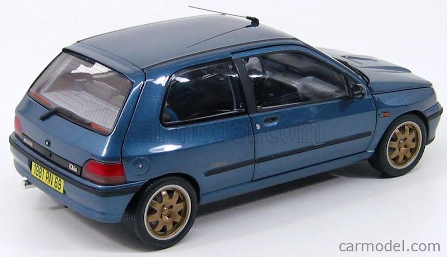 Miniature Renault Clio Williams 1993 - Norev 1/18 - Bleu Métal - Collection