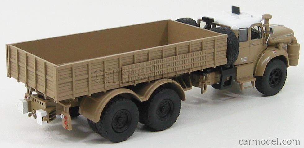 Camion Gescha Mercedes Plateau à Ridelles Jaune, échelle 1/50, Rare, Bel état De Collection