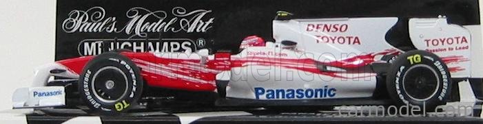 Minichamps 1:43 Kamui Kobayashi Toyota TF109 #10 Abu Dhabi
