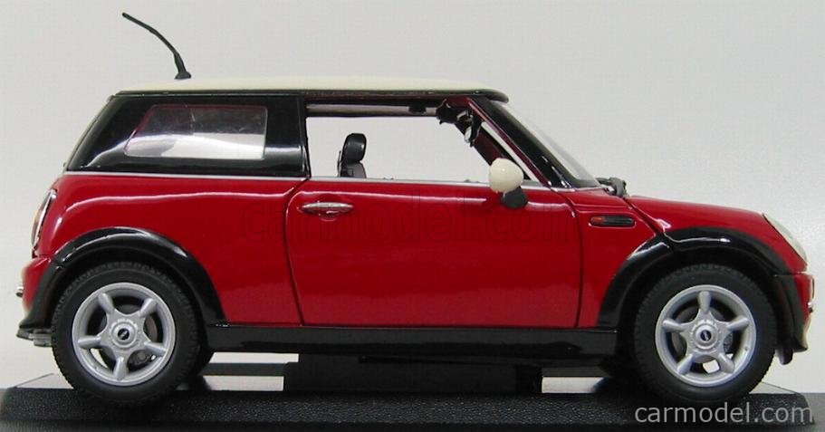 MONDOMOTORS MM50016 Scale 1/18 | MINI COOPER R50 2001 RED WHITE