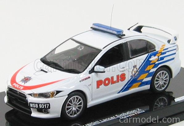 VITESSE 29256 Scale 1/43 | MITSUBISHI LANCER EVOLUTION X MALAYSIA POLIS ...