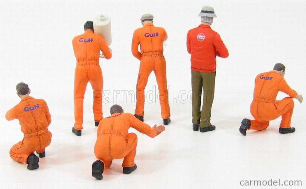 FIGURES - F1 SET MECCANICI TEAM GULF RACING - MECHANIC TEAM GULF RACING