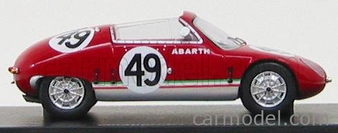 FIAT ABARTH 700S 1961ルマン＆1962 1/43 2台 SPARK-MODEL S1336 Масштаб 1/43 | FIAT ABARTH 700S SPIDER N 49 24h