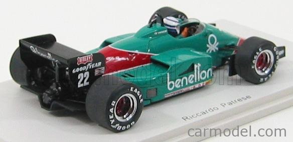 SPARK-MODEL S1713 Escala 1/43 | ALFA ROMEO F1 185T N 22 GP BELGIUM 1985 ...