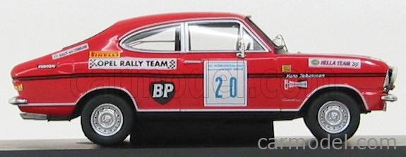 SCHUCO 03546 Scale 1/43 | OPEL KADETT B COUPE 1900 N 20 RALLY RAC ...