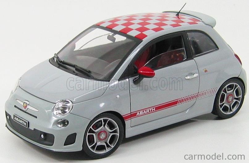 ABARTH - 1/18 Bburago フィアット アバルト 500 2008 Bburago FIAT 2008 Abarth 500 in Black 1 18 for sale online