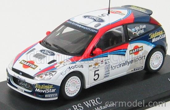 MINICHAMPS 433028905CC Scale 1/43 | FORD ENGLAND FOCUS RS MARTINI N 5 ...