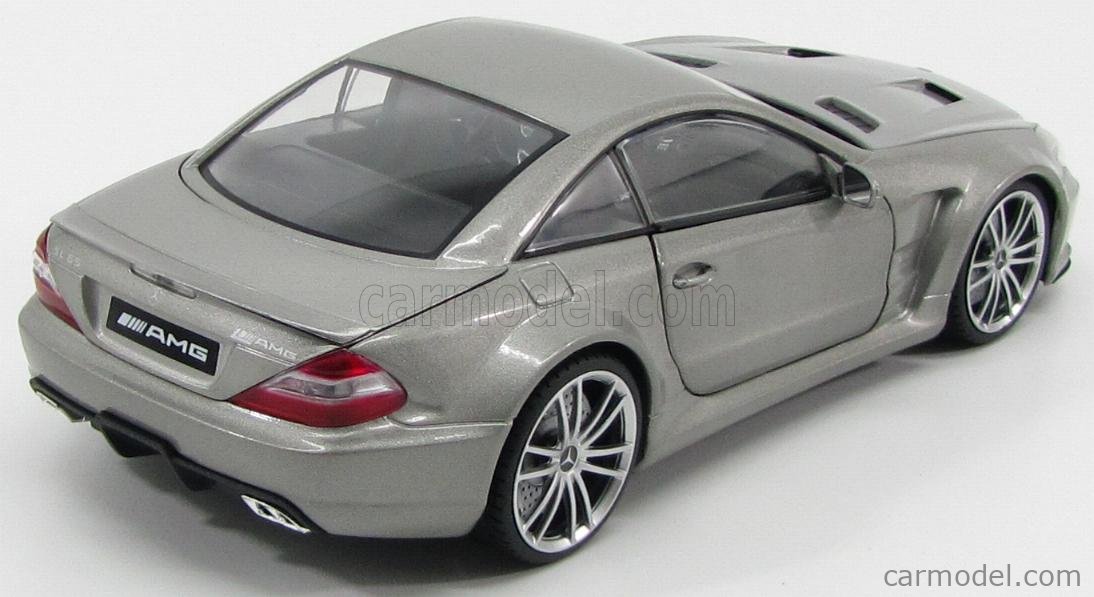 Mondomotors Mm Scale 1 18 Mercedes Benz Sl 65 Amg V12 Biturbo Black Series 09 Grey Met