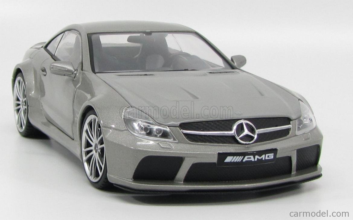 Mondomotors Mm Scale 1 18 Mercedes Benz Sl 65 Amg V12 Biturbo Black Series 09 Grey Met