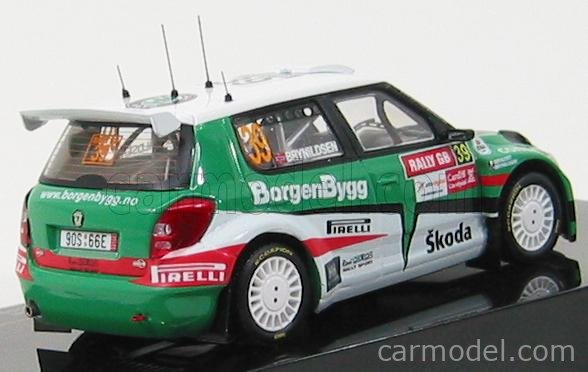 IXO-MODELS RAM402 Scale 1/43 | SKODA FABIA S2000 N 39 9th RALLY WALES ...