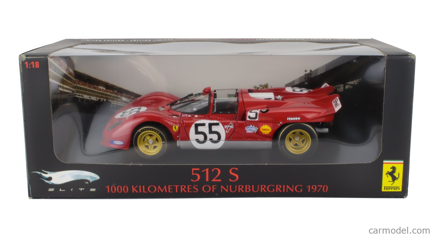Ferrari 512 S 1970 ニュルブルクリンク1000km 1/18 Ferrari 512S 1:18 #5 J.Ickx / P. Schetty - 24 Hours Le Mans